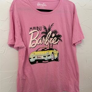 Women’s Barbie Pink Crew Neck Tee Cotton in size XL